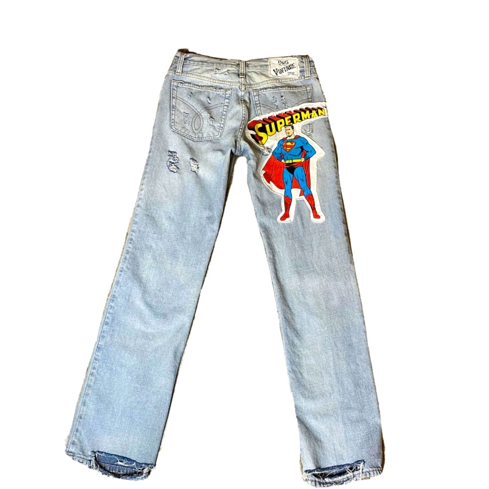 Dolce & Gabbana Vintage Superman Jeans